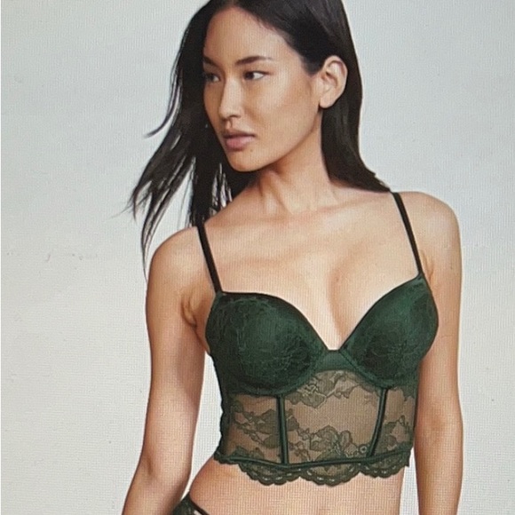 Victoria Secret - Bombshell Add 2-Cups Push Up Corset Top - Picture 1 of 2